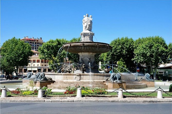 Calanques of Cassis, Aix-en-Provence & Wine Tasting Private Tour - Aix-en-Provence in 1 hour: fountains, Roman spa roots, and easy strolling