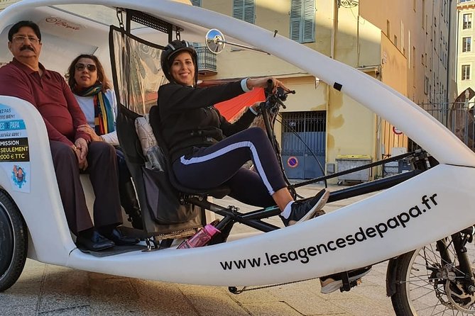 City Tour: Original tour of the city of Nice. - A 40-Minute Orientation on a Bike Taxi