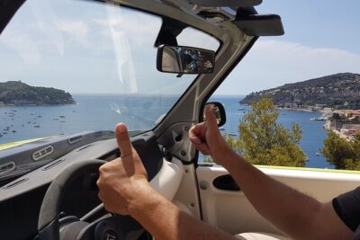 Drive a convertible along the coast and visit Eze and Fragonard - Villefranche-sur-Mer and the harbor view: where the coast clicks