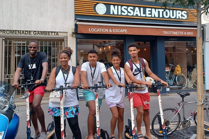 Excursion on electric scooter in Nice - The Unmissable - The Château Hill Stop: Waterfall Views and a Real Big-Picture Moment