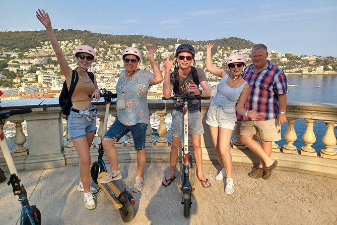 Excursion on electric scooter in Nice - The Unmissable - Meet at 7 Av. Villermont: Starting Point and Flow