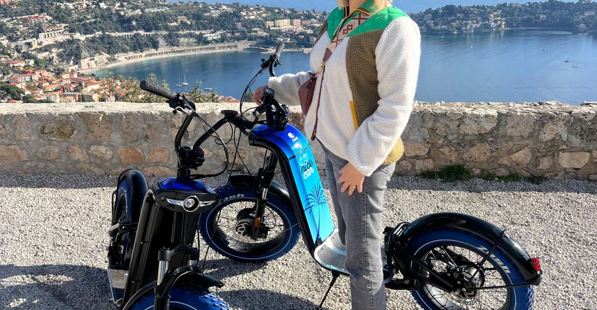 French Riviera : Guided Visit on a E-Scooter - The port cycle path warm-up and the Coco Beach pass