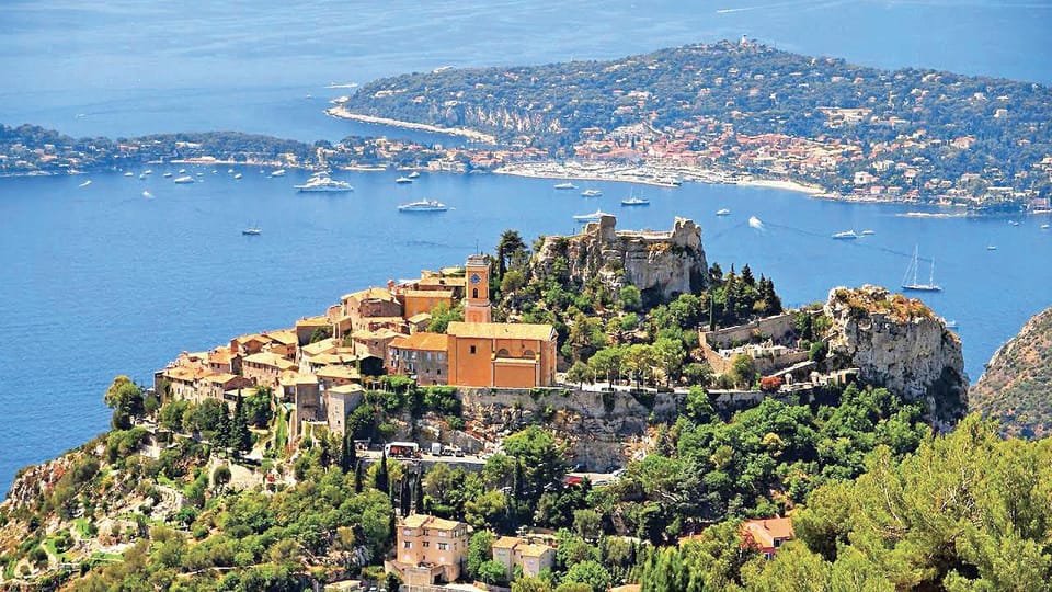 From Nice: half-day to Monaco, Monte-Carlo and Eze - Monaco old town and Place de Palais: quick, guided, and worth it
