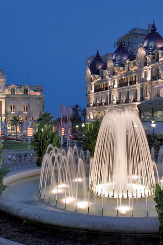 From Nice: Monaco Night Tour - Moyenne Corniche at sunset: the view stop that anchors the whole trip