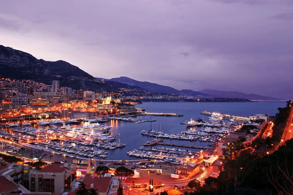 Monaco and Monte carlo by night Private tour - Panoramic hill views over Nice, Cap Ferrat, and the Mediterranean