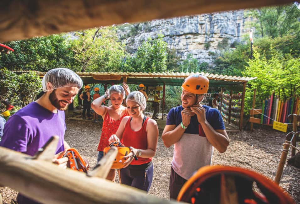 Nice: Adventure park in an exceptional natural setting - Picking your course: four levels, 1.5 to 2 hours of climbing