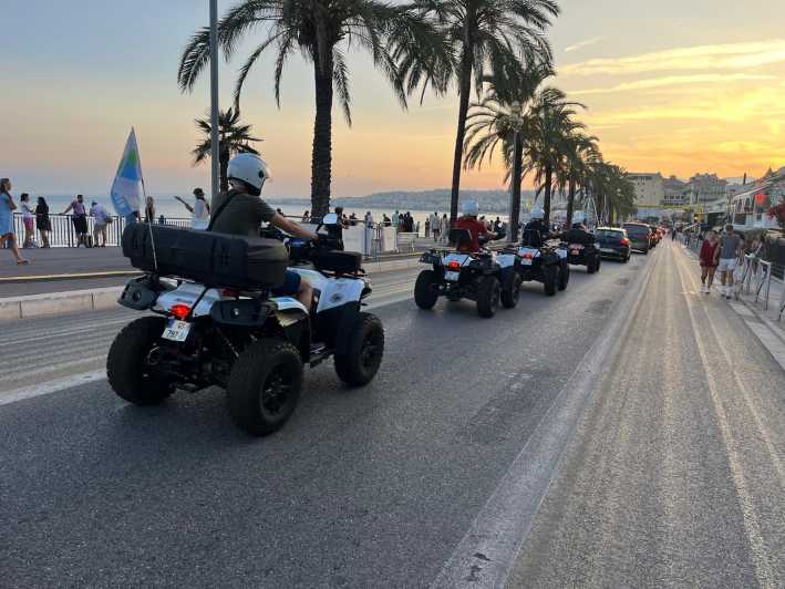 NICE BY ELECTRIC QUAD:panoramic tour from Nice - A quick break at the harbor (and your first photo moment)