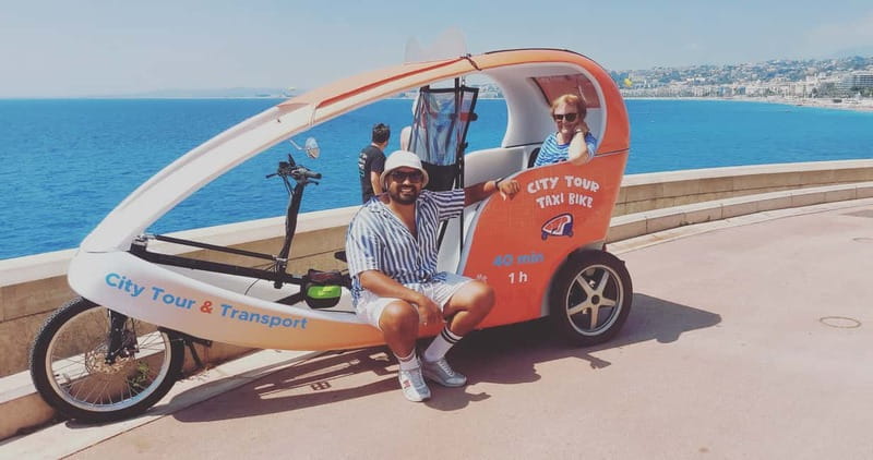Nice : Visite guidée privé 40min en pouss pouss électrique. - Why a 40-Minute Electric Velotaxi Tour Works in Nice