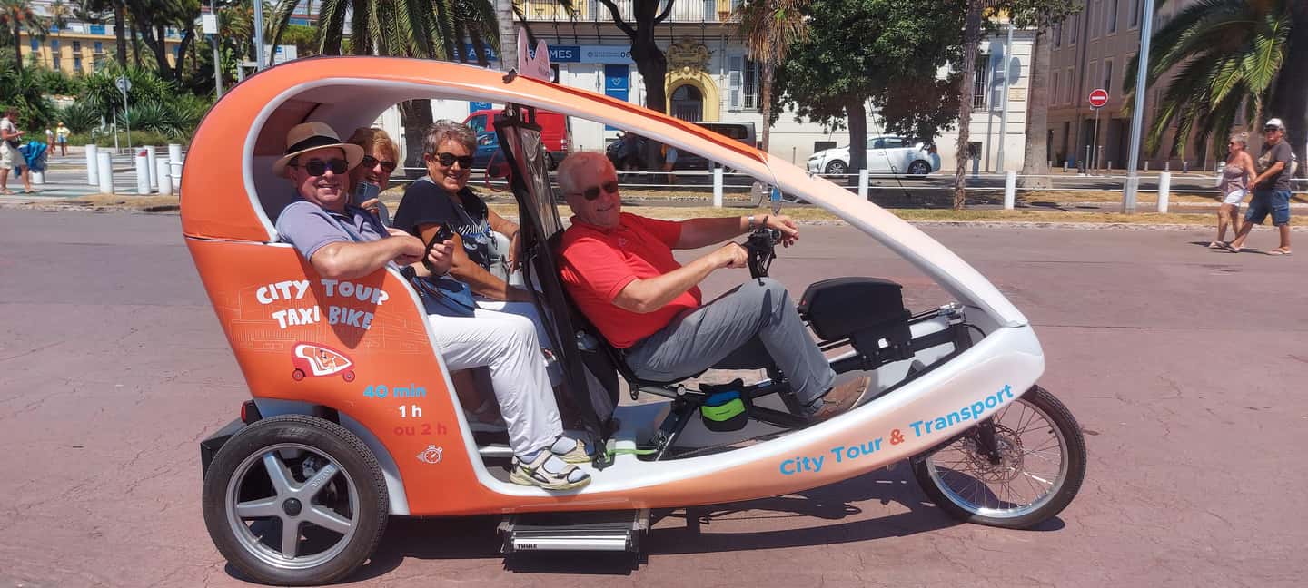 Nice : Visite privé 1H en Vélotaxi avec un guide local. - Key things that make this Nice velotaxi tour worth your hour
