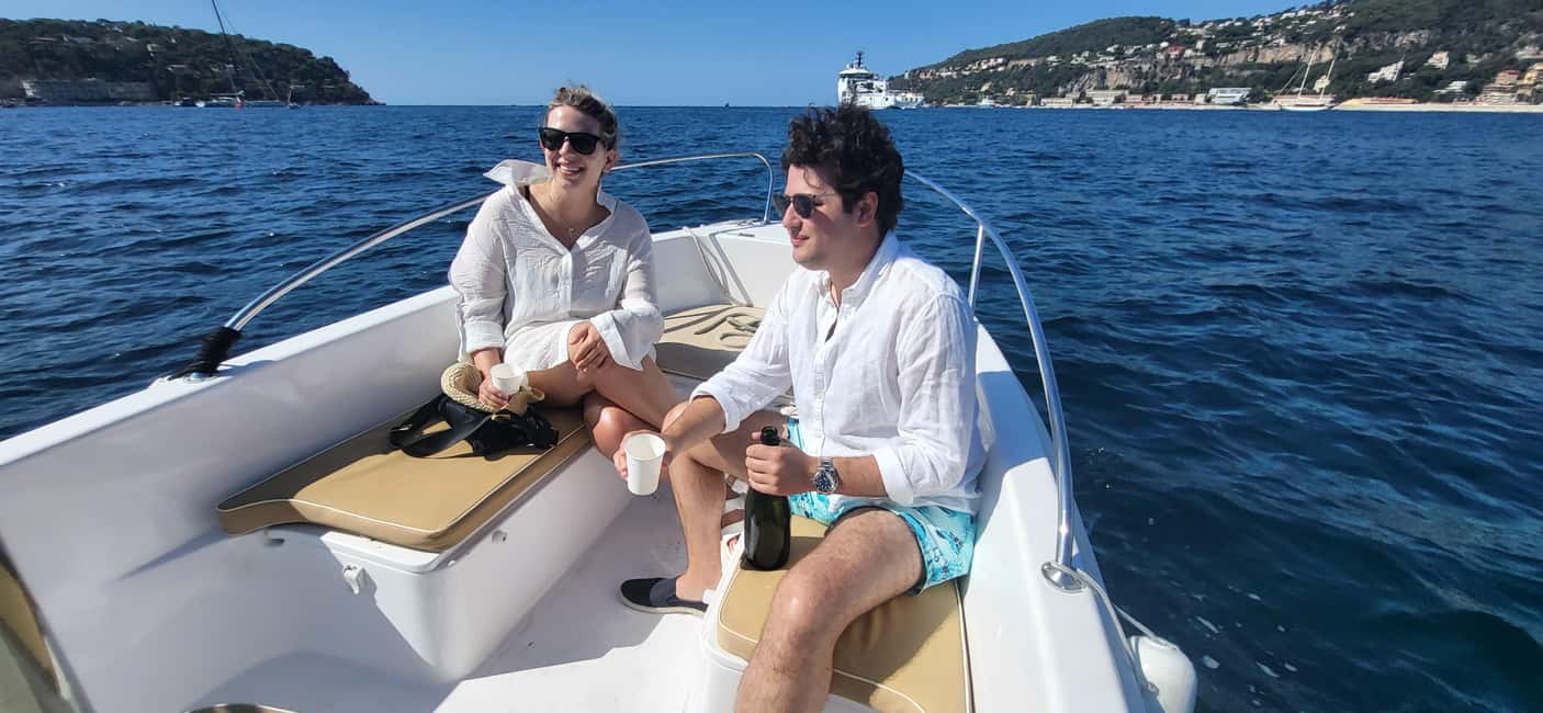 Nice: Visite privé en Bike & Boat 3h Villefranche-Cap ferrat - Getting started: pickup and the Place Masséna launch