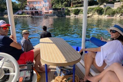 Private Cruise Near Nice and Monaco with Solar Powered Boat - Private hour, real local stories: Guillaume, Lucy, Jean Michel, Marc
