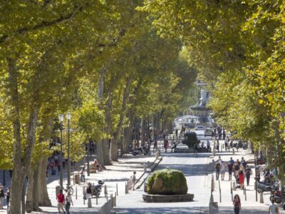 Private Day Trip to Provence and Lavender Fields - Aix-en-Provence: Cours Mirabeau, fountains, and a view payoff